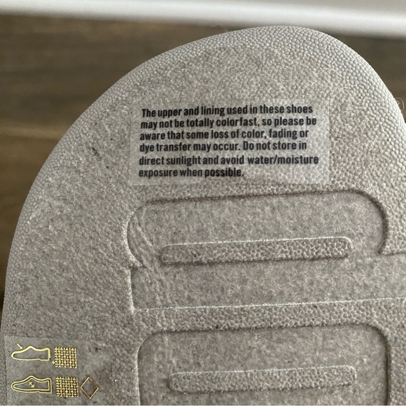 NEW FitFlop Women’s Shuv Soft Grey Speckled Felt Mules Clogs Slippers, Size US 6 - Picture 12 of 12